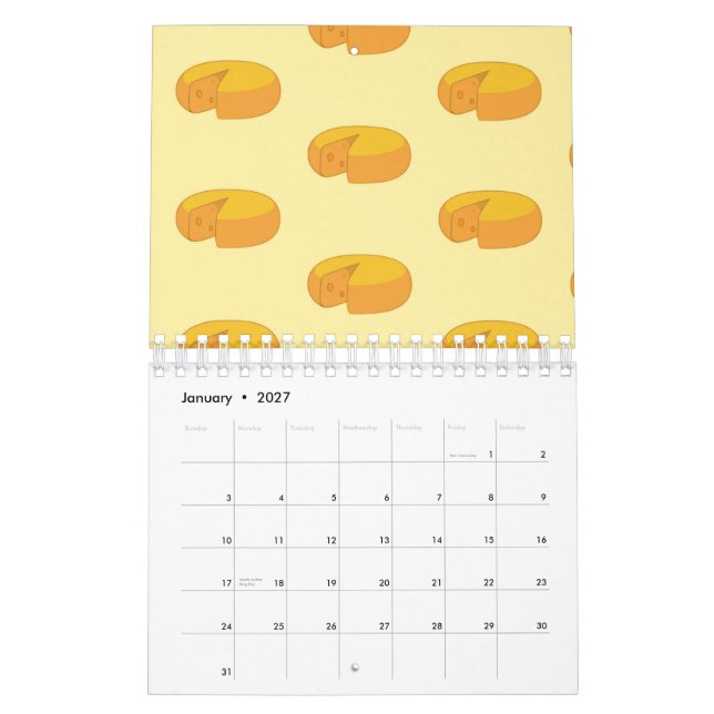 Gouda Cheese Rounds Dutch Feinschmecker Gastronomi Kalender (Jan 2027)