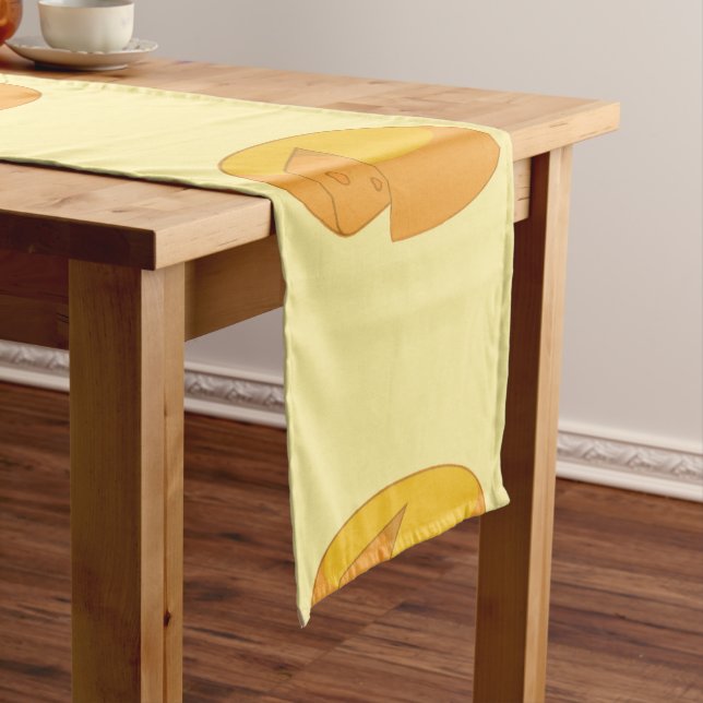 Gouda Cheese Rounds Dutch Feinschmecker Gastronomi Kurzer Tischläufer (Beispiel)