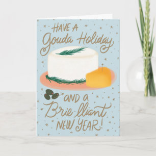 Gouda Holiday et la brillante carte Cheesy du Nouv