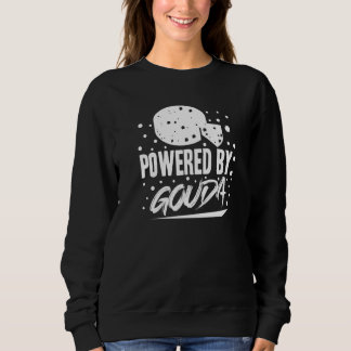 Gouda Käse Geräucherte Queso-Scheiben geschnitten Sweatshirt