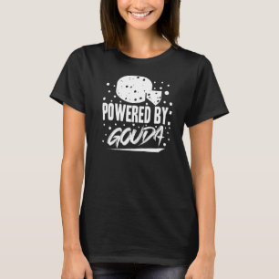 Gouda Käse Geräucherte Queso-Scheiben geschnitten T-Shirt