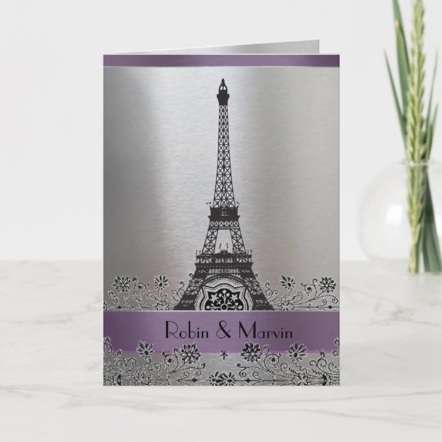 Goudy Martin Wedding Einladung (Vorderseite)