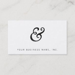 Goudy Old Style Italia Letterpress Black Visitenkarte