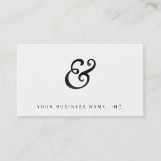 Goudy Old Style Italia Letterpress Black Visitenkarte