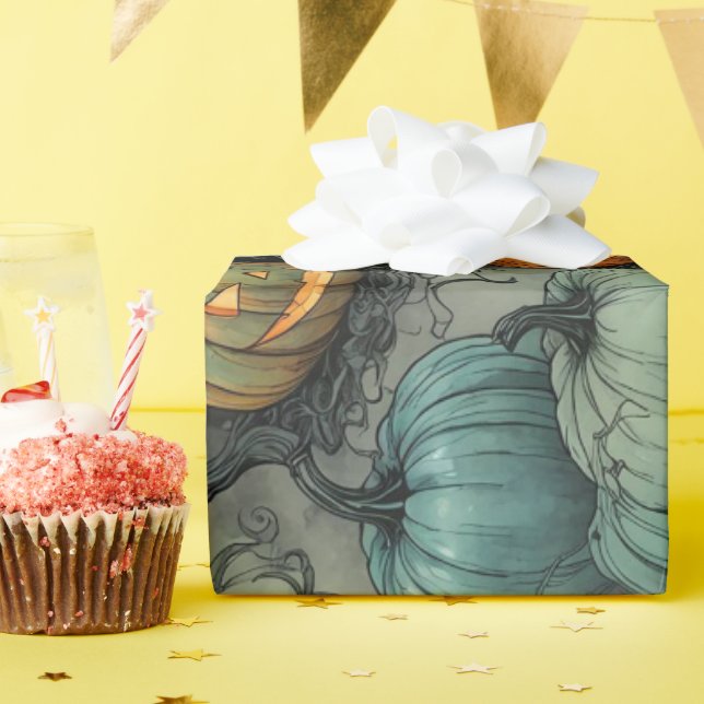 Gourd Garden Pattern Geschenkpapier (Geburtstagsparty)