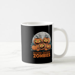 Gourd-geous Zombies Spooky Zombie Pumpkins Funny H Kaffeetasse