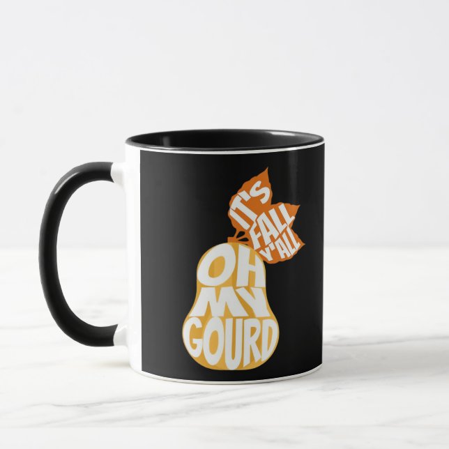 Gourd It's Fall Y’all Funny Retro Fall Pun Tasse (Links)