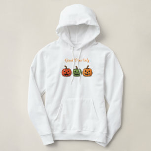 Gourd Vibes Only Halloween Pumpkins design Hoodie
