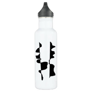 Gourde de Sport Art Abstrait Dual Face Edelstahlflasche