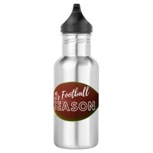 Gourde en acier inoxydable C'est la saison de foot