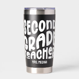 Gourde Isotherme 2nd Grade Teacher Simple Typography