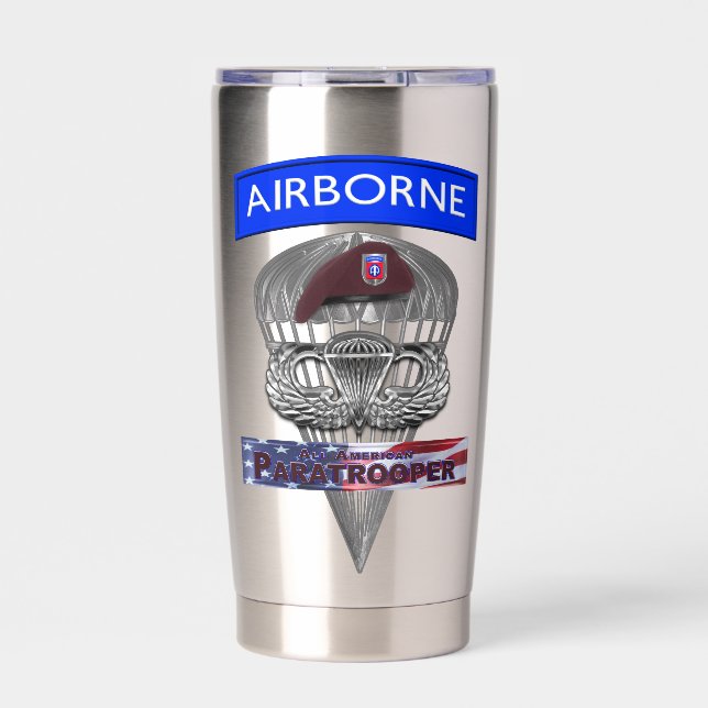 Gourde Isotherme 82e division aéroportée (Extérieur)