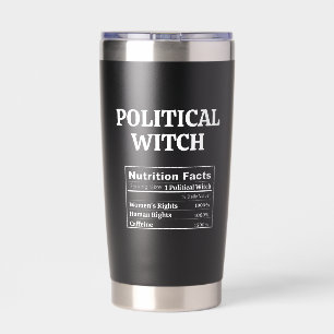 Gourde Isotherme Amateur de café Humour politique Sorcière Féminist
