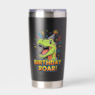 Gourde Isotherme Birthday Roar Cute Dinosaur Birthday Party Design