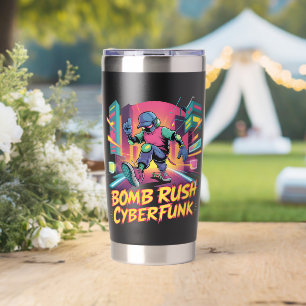 Gourde Isotherme Bomb Rush Cyberfunk – Rébellion de rue néon