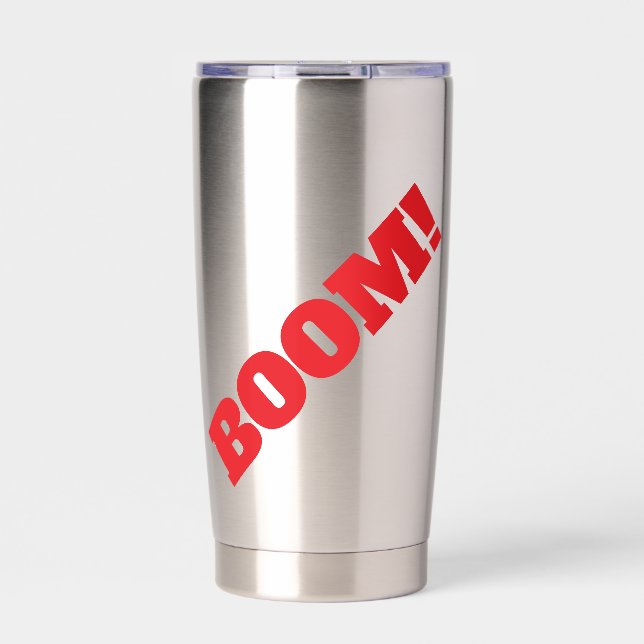 Gourde Isotherme BOOM Professional elegant modern minimalist plain (Extérieur)