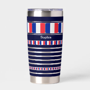 Gourde Isotherme Bouteille d'eau drapeau patriotique France personn