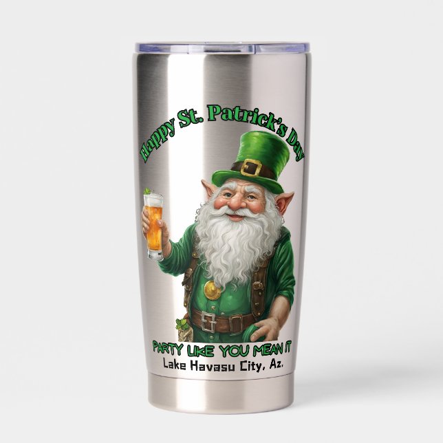Gourde Isotherme Bouteille d'eau St Patrick's Day (Extérieur)