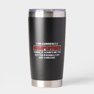 Gourde Isotherme Cadeau de citation drôle et sarcastique actuelleme
