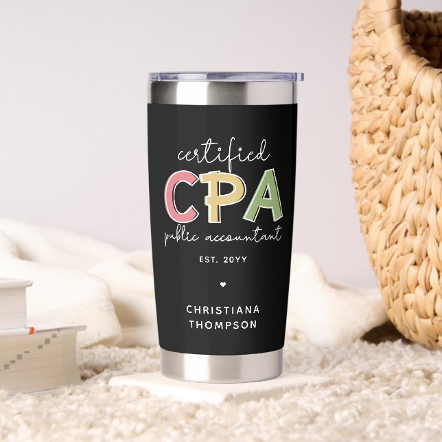 Gourde Isotherme Cadeaux comptables publics certifiés CPA personnal (Salon)