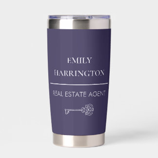 Gourde Isotherme Classic Key Purple Real Estate Agent