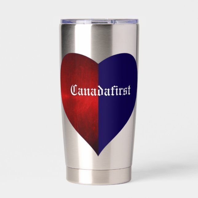 GOURDE ISOTHERME COEUR CANADAFIRME (Extérieur)