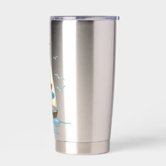 Gourde Isotherme Cœurs en voile