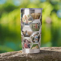 Collage photo Motif Hexagon géométrique