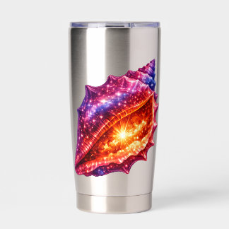 Gourde Isotherme Coquille de galaxie cosmique étoiles design nautiq
