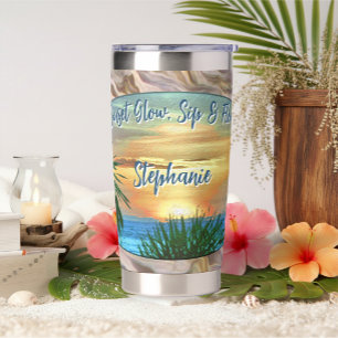 Gourde Isotherme Coucher de soleil, Sip & Flow 1557