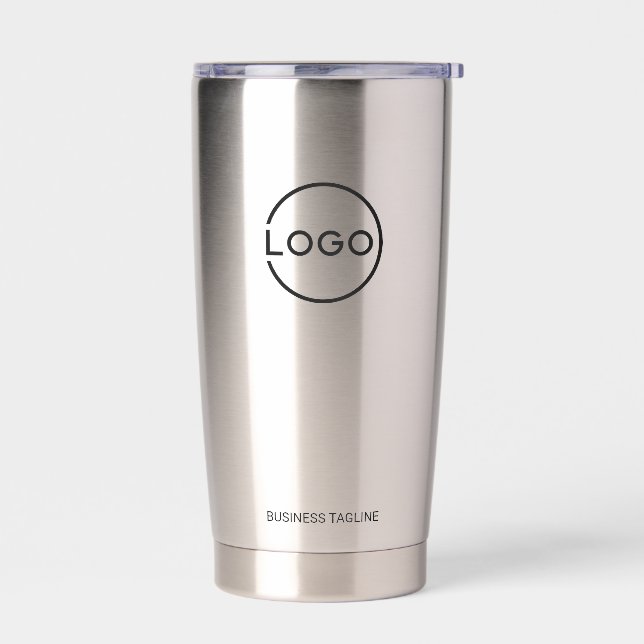 Gourde Isotherme Custom Business Logo with Custom Text (Gauche)