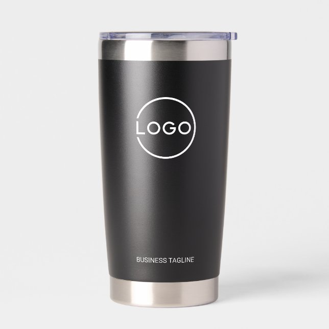 Gourde Isotherme Custom Business Logo with Custom Text (Gauche)