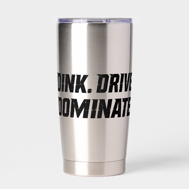 Gourde Isotherme Dink Drive Dominate - Graphic Pickleball Statement (Extérieur)