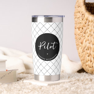 Gourde Isotherme Diplôme d'études de pilotage sur mesure élégant