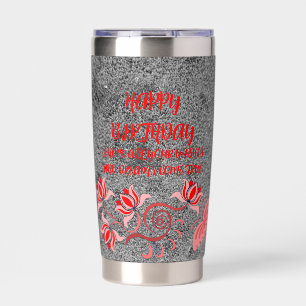 GOURDE ISOTHERME DON D'ANNIVERSAIRE POUR MÈRE, PÈRE, SOEUR, FILS, A