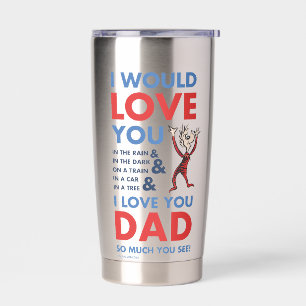 Gourde Isotherme Dr. Seuss Je t'aime tellement papa tu vois