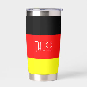 Gourde Isotherme Drapeau allemand personnalisé