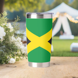 Gourde Isotherme drapeau de la Jamaïque