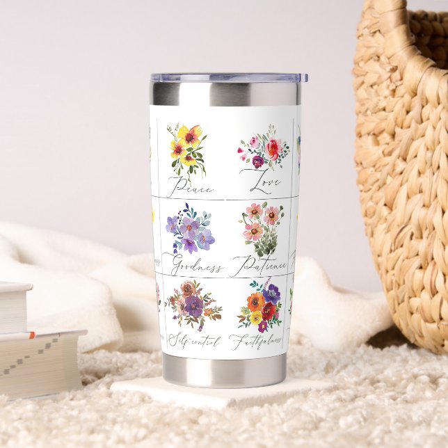 Gourde Isotherme Fruits de l'esprit floral (Salon)