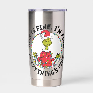 Gourde Isotherme Grinch Tout va bien