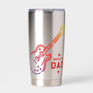 Gourde Isotherme Guitare papa Rockstar