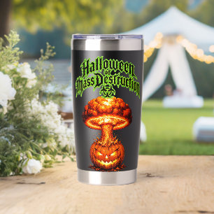Gourde Isotherme Halloween de destruction massive Citrouille toxiqu
