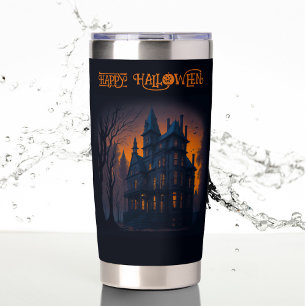 Gourde Isotherme Happy Halloween Haunted Mansion House