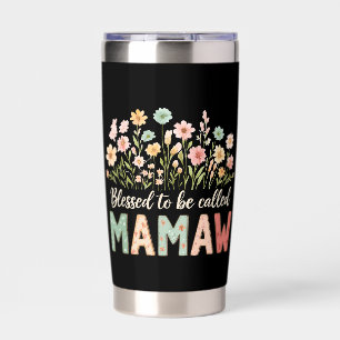 Gourde Isotherme Heureuse d'être appelée Mamaw