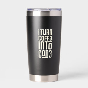 Gourde Isotherme Je Transforme Coff3 En Cod3 Black fun