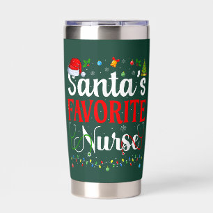 Gourde Isotherme La infirmière préférée du Père Noël