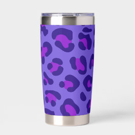 Gourde Isotherme "Leopard violet électrique"
