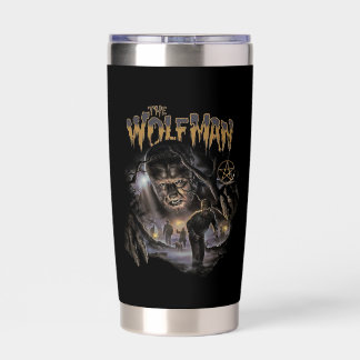 Gourde Isotherme L'Homme Loup Tumbler Isolé