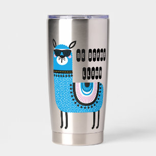 Gourde Isotherme Llama Bleu Cool Sans Drame