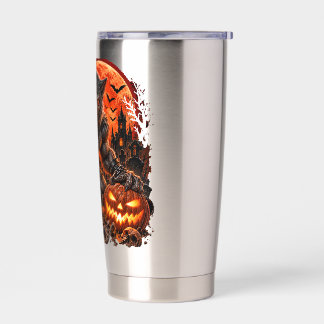 Gourde Isotherme Loup-garou d'Halloween – Terrible Homme Loup la Nu